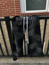 Load image into Gallery viewer, BLACK RHINESTONE PANTS(preorder)
