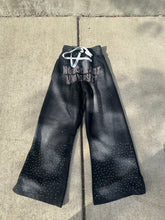 Load image into Gallery viewer, BLACK RHINESTONE PANTS(preorder)
