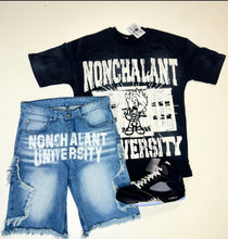 Load image into Gallery viewer, BLUE NCU JORTS (preorder)

